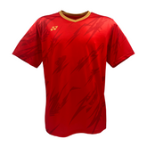 Yonex YTM8 T-Shirt Mens (Red/Gold)