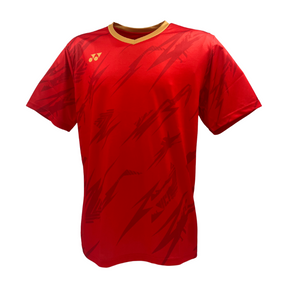 Yonex YTM8 Mens T-Shirt Red/Gold