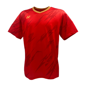 Yonex YTJ8 T-Shirt Junior (Red/Gold) Clothing Yonex
