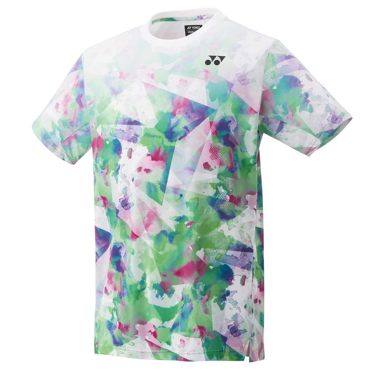 Yonex 10501EX Crew Neck Shirt - Sapphire/Aloe