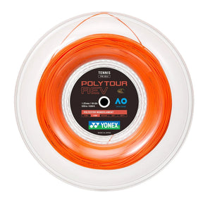 Yonex Polytour Rev 1.25mm 200m Reel Tennis String Orange 200m Reel ORANGE String (Reel) Yonex