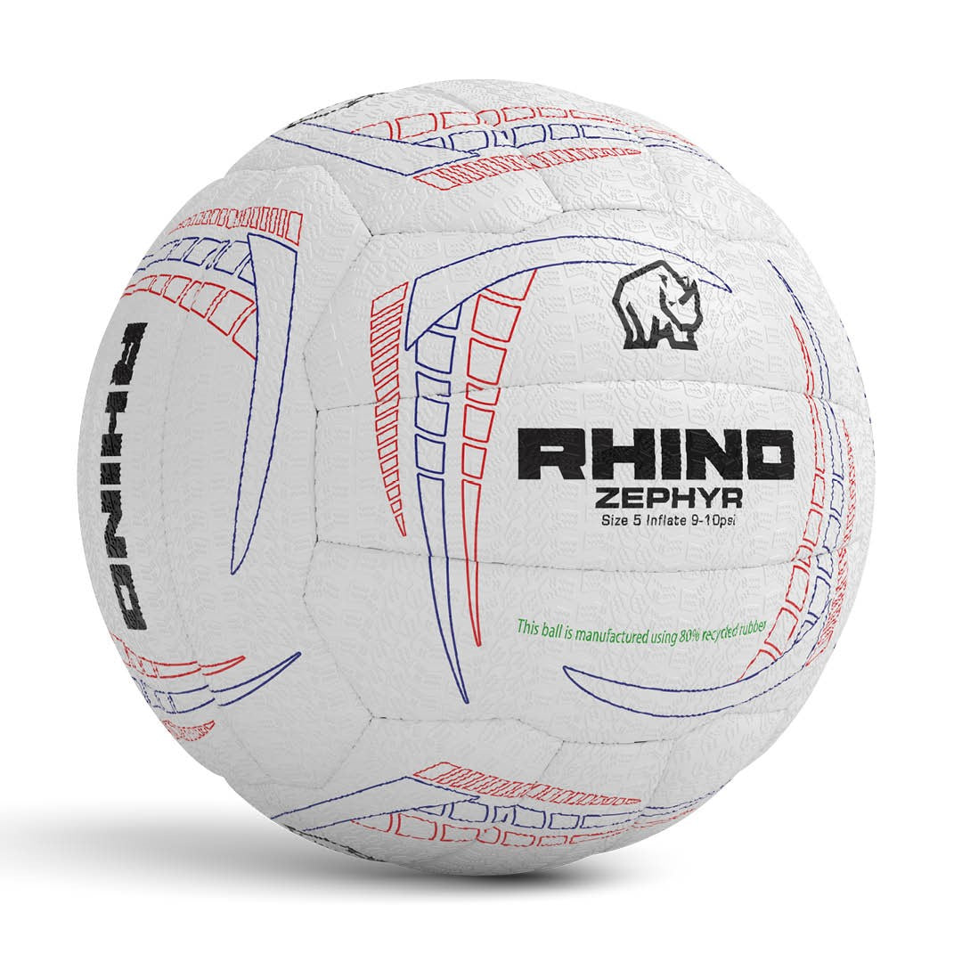 Rhino Zephyr Training Netball Individual Netball Ball Rhino