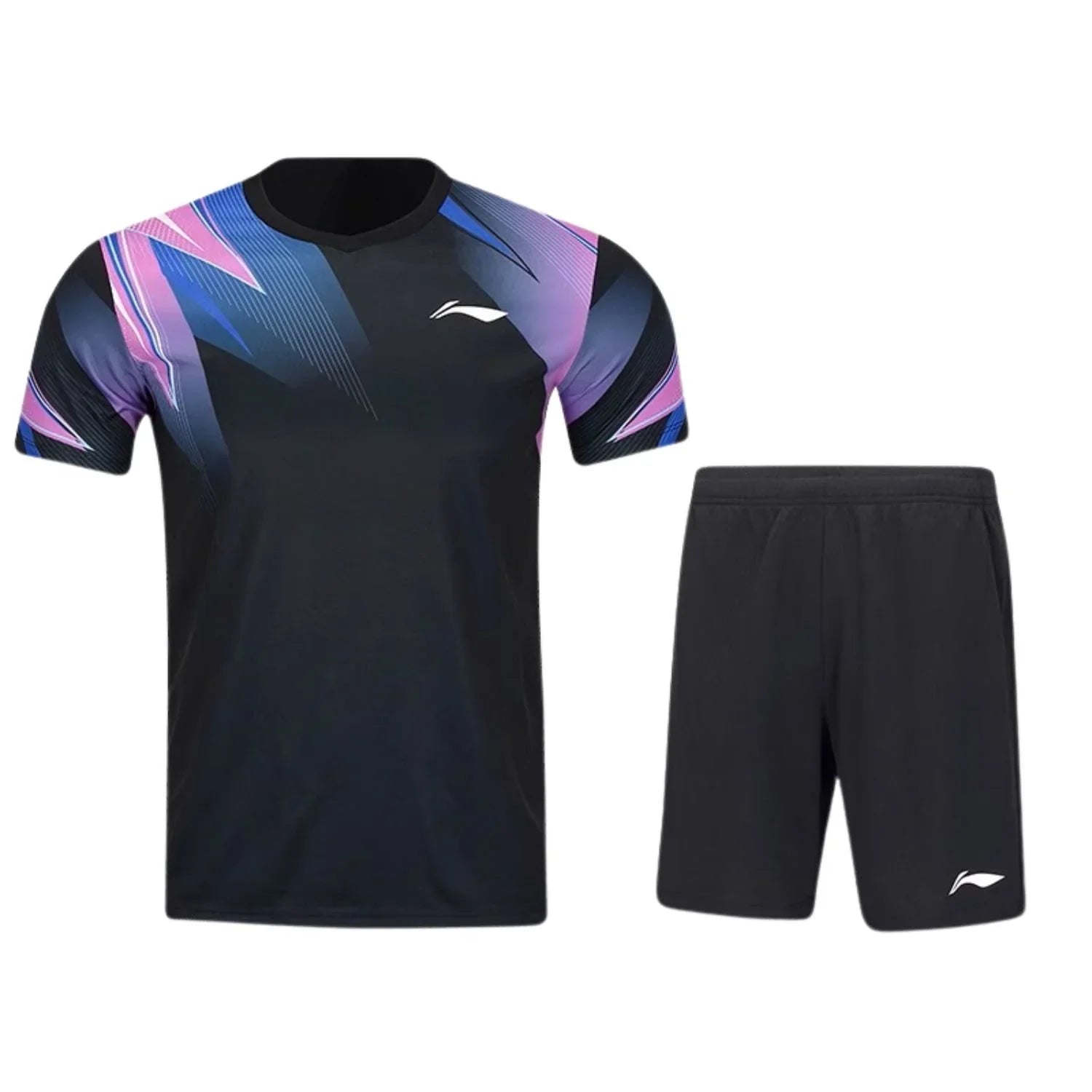 Li-Ning Unisex Badminton Competition Set (Black) - AATV011 Central Sports UK