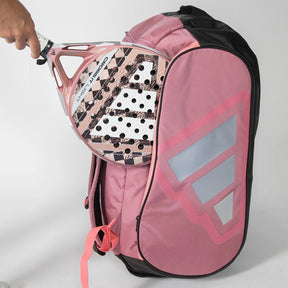 Adidas Pro Tour 2026 Padel Racket Bag - Black/Pink Luggage Adidas
