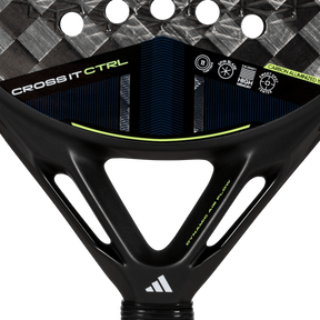 Adidas Cross It Control 3.4 Padel Racket 2025 - Black/Lime