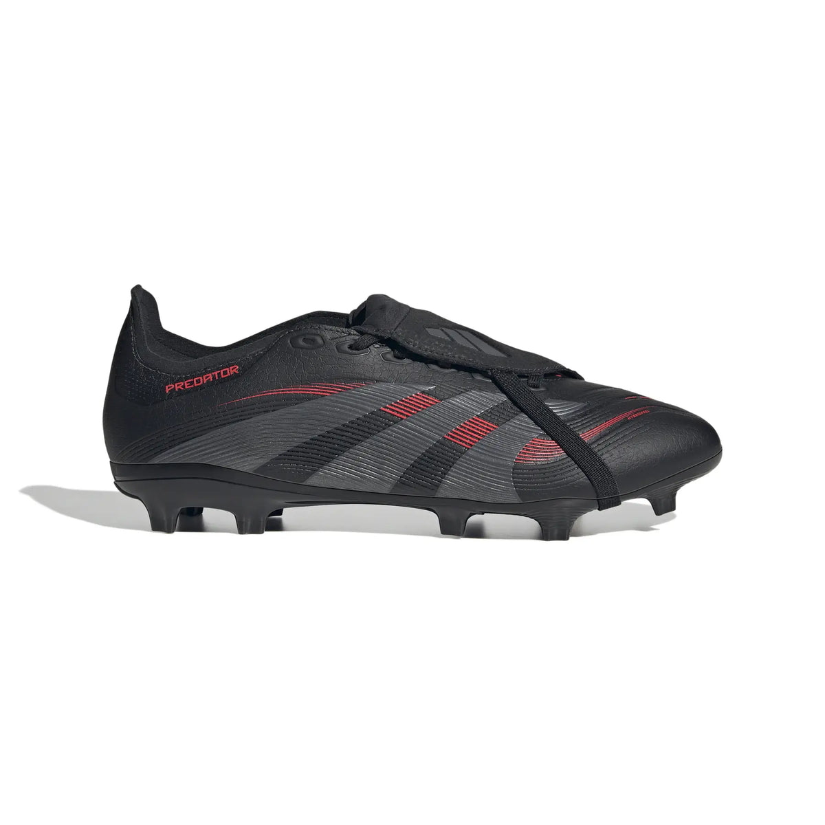 Adidas Predator League FT FG/MG Football Boots - Core Black/Red Core Black Grey Four Lucid Red shoes adidas