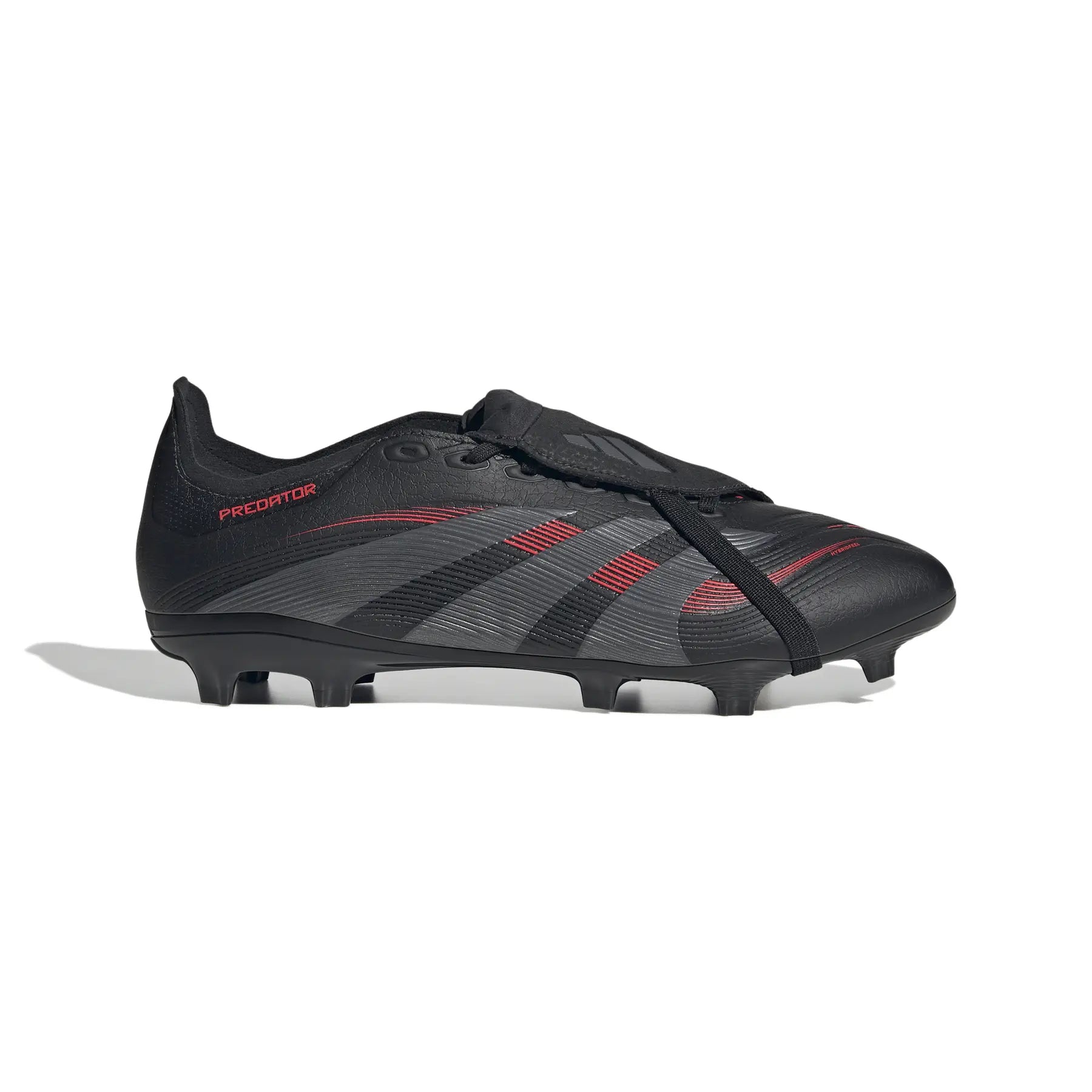 Adidas Predator League FT FG/MG Football Boots - Core Black/Red Core Black Grey Four Lucid Red shoes adidas
