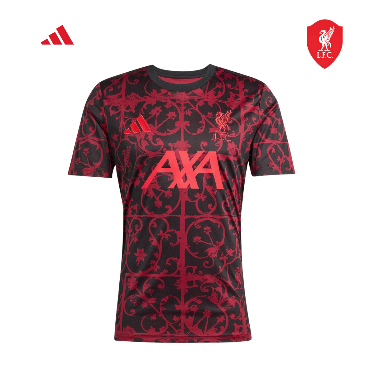 Adidas Liverpool F.C. 25/26 Pre-Match T- Shirt Men - Black/Purple