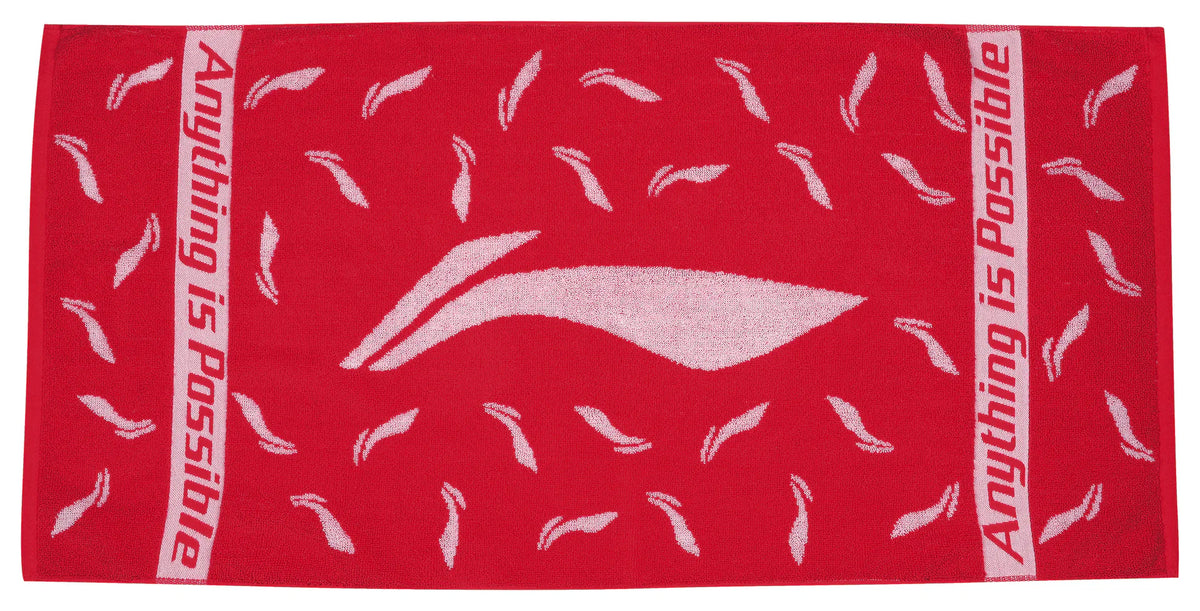 Li-Ning Towel "Anything is possible" - Red