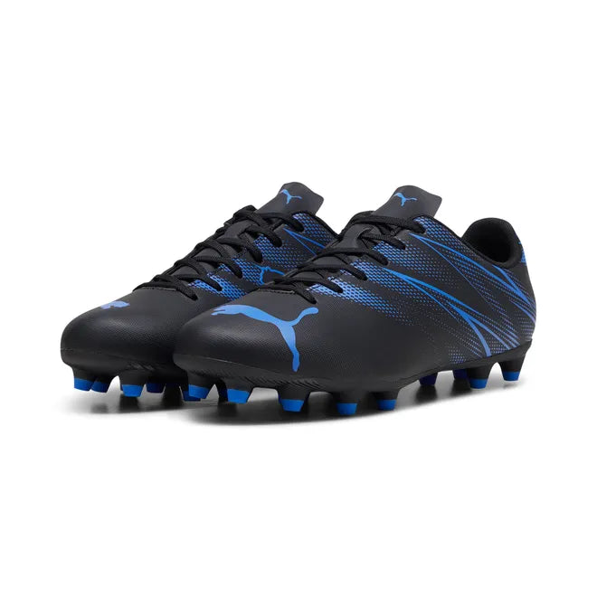 Puma Attacanto FG/AG Football Boots Junior - Puma Black/Silver/Blue
