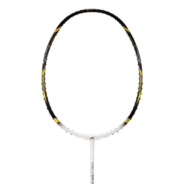 Hundred Atomic X Dark Sword 4U Badminton Racket - White/Black Badminton Rackets Hundred