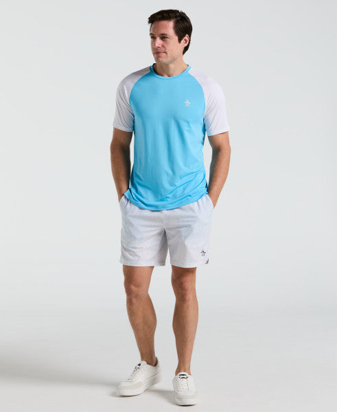 Original Penguin Performance 7" Ombre (O1BSF007) Tennis Short Men Clothing Original Penguin