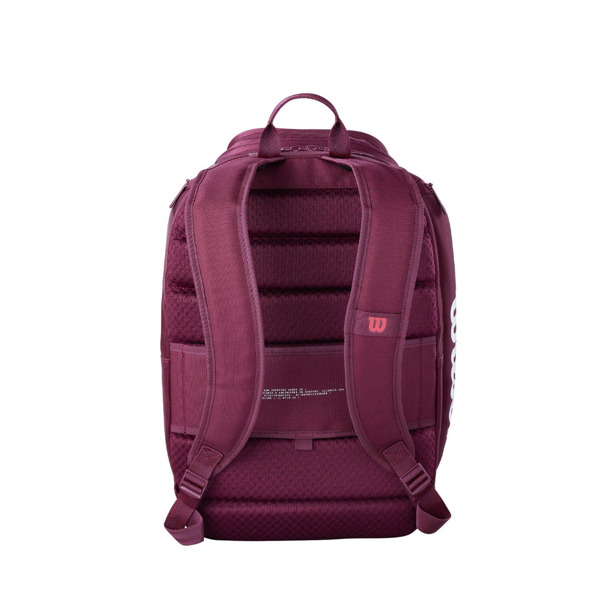 Wilson Defyer V1 2026 Tennis Backpack Bag - Maroon WRB0000901 by Wilson