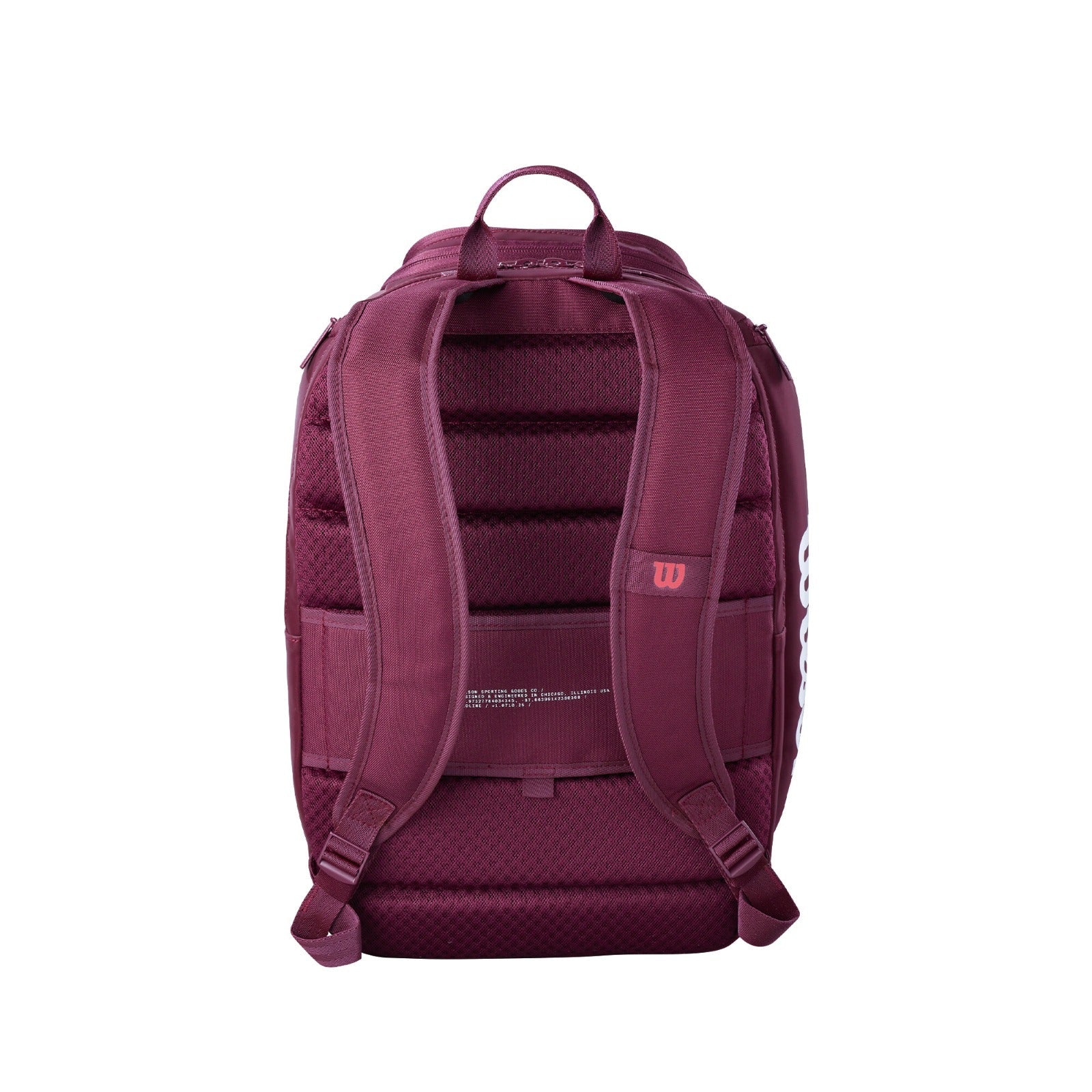 Wilson Defyer V1 2026 Tennis Backpack Bag - Maroon WRB0000901 by Wilson