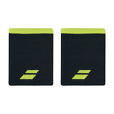 Babolat Logo Jumbo Wristband Unisex - Grey/Yellow