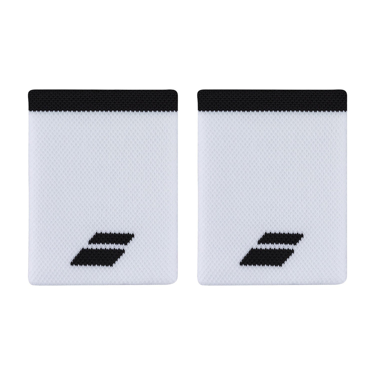Babolat Logo Jumbo Wristband Unisex - White/Black