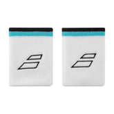 Babolat Terry Jumbo Wristband Unisex - White/Blue