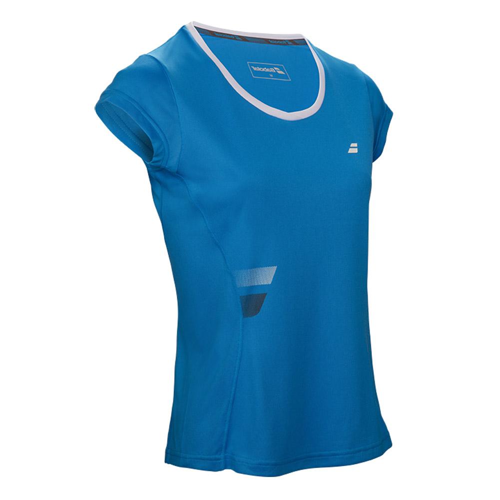 Babolat Core Flag Club Tee Women - Blue Clothing Babolat