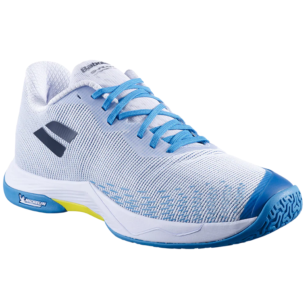 Babolat Shadow Spirit 2 Badminton Shoe Men - White/Blue