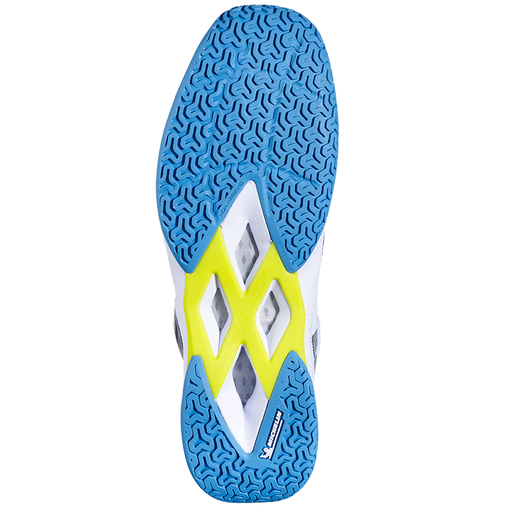 Babolat Shadow Spirit 2 Badminton Shoe Men - White/Blue