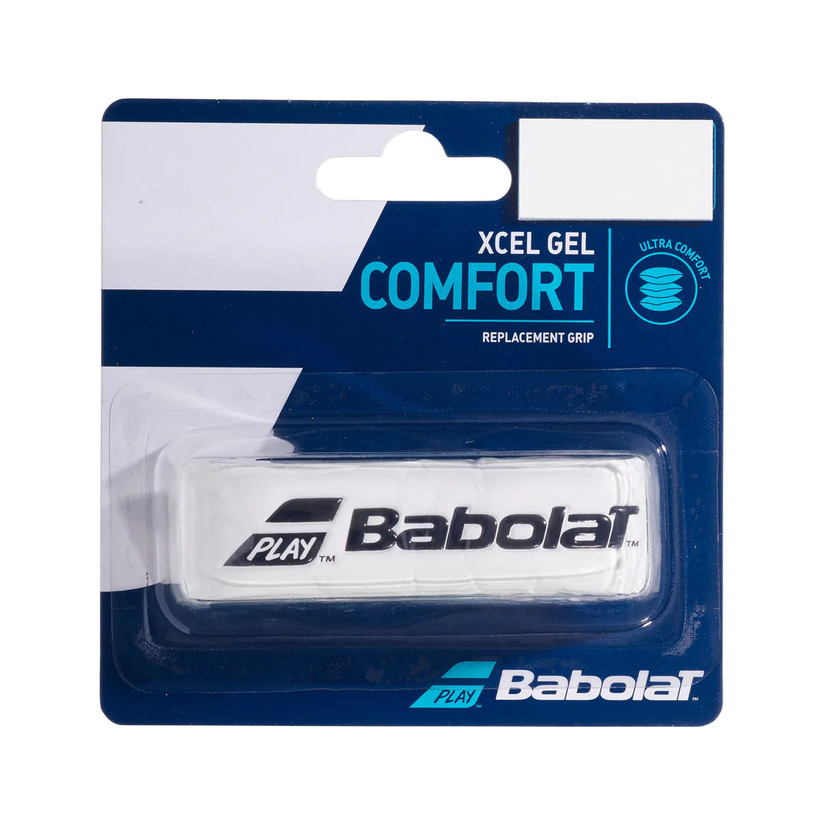 Babolat Xcel Gel Comfort Tennis Grips (Single) White