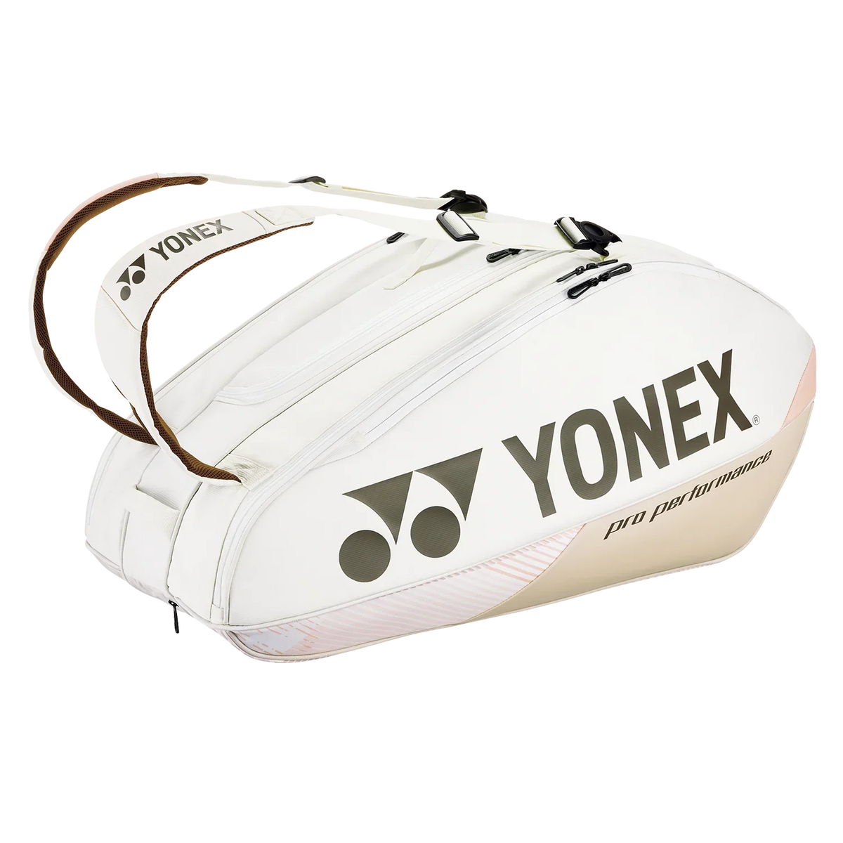 Yonex BA92429EX Pro 9 Racket Bag - Sand Beige Sand Beige 9 Rackets Luggage Yonex