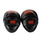 Fitness Mad CLUB FX (BBE442) Curved Hook & Jab Pads BLACK RED One Size Exercise & Fitness Fitness Mad