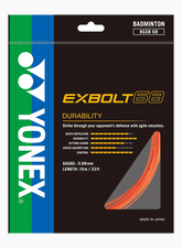 Yonex Exbolt 68 Badminton String Set - Flash Orange Flash Orange Packs 10m String (Packs) Yonex