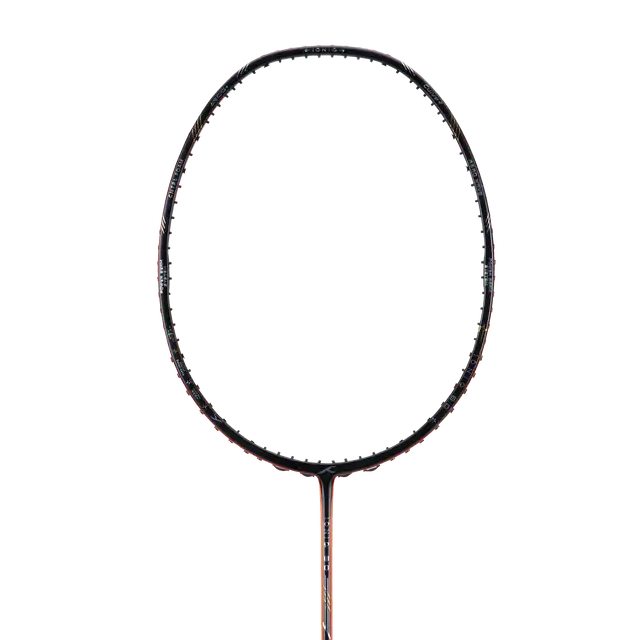 Hundred Ioniq 80 Limited Edition 4U Badminton Racket - Black/Orange Red