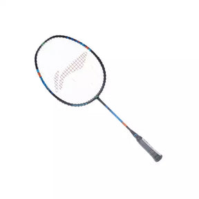 Li-Ning AxForce Kids Badminton Racket - White/Black