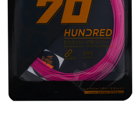Hundred 70 X Pro Badminton String Set - Pink