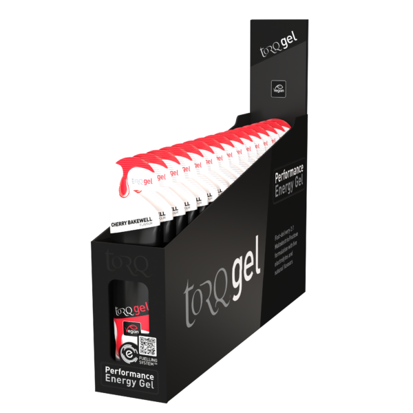 TORQ Energy Gel - Cherry Bakewell (Box of 15 x 45g) Nutrition Torq