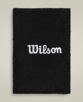 Wilson Wide Terry Wristbands Unisex - Black Black One Size Accessories Wilson