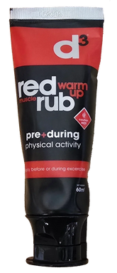ADD ON D3 Red Muscle Warm Up Rub 60ml (RRUB060RDR) RED 60ml Accessories D3