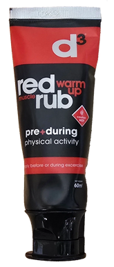 D3 Red Muscle Warm Up Rub 60ml (RRUB060RDR)