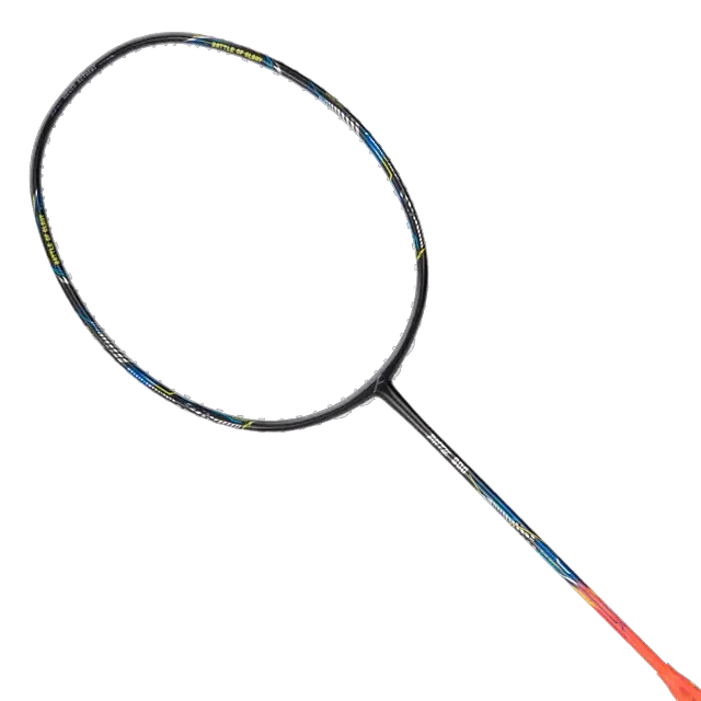 Hundred Battle 600 4U Badminton Racket - Dark Grey/Orange/Silver Badminton Rackets Hundred