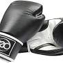 FM Leather Pro Sparring Gloves BSPARL10BW BLACK/WHITE 10OZ