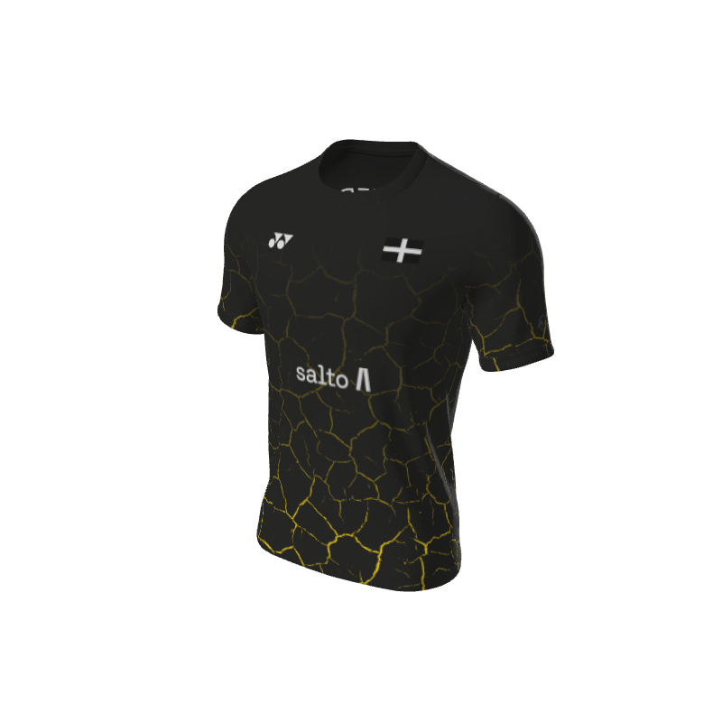 Short Sleeve Tops T016 Quake Yonex Custom Teamwear T Shirt. (x 36) Custom Custom