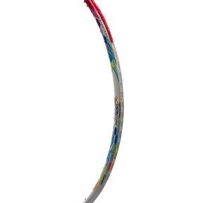 Hundred Flutter 7 Attack 4U Badminton Racket - White/Red
