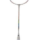 Hundred Flutter 7 Attack 4U Badminton Racket - White/Red White Red 4U6 Badminton Rackets Hundred