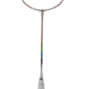 Hundred Flutter 7 Attack 4U Badminton Racket - White/Red