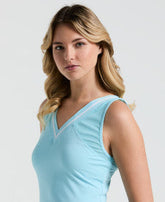Original Penguin Colourblock Tennis Tank Top Women - Castaway