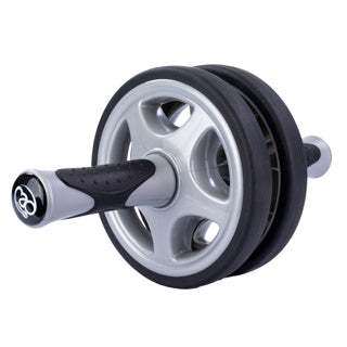 Fitness-Mad Duo Ab Wheel (Grey/Black)