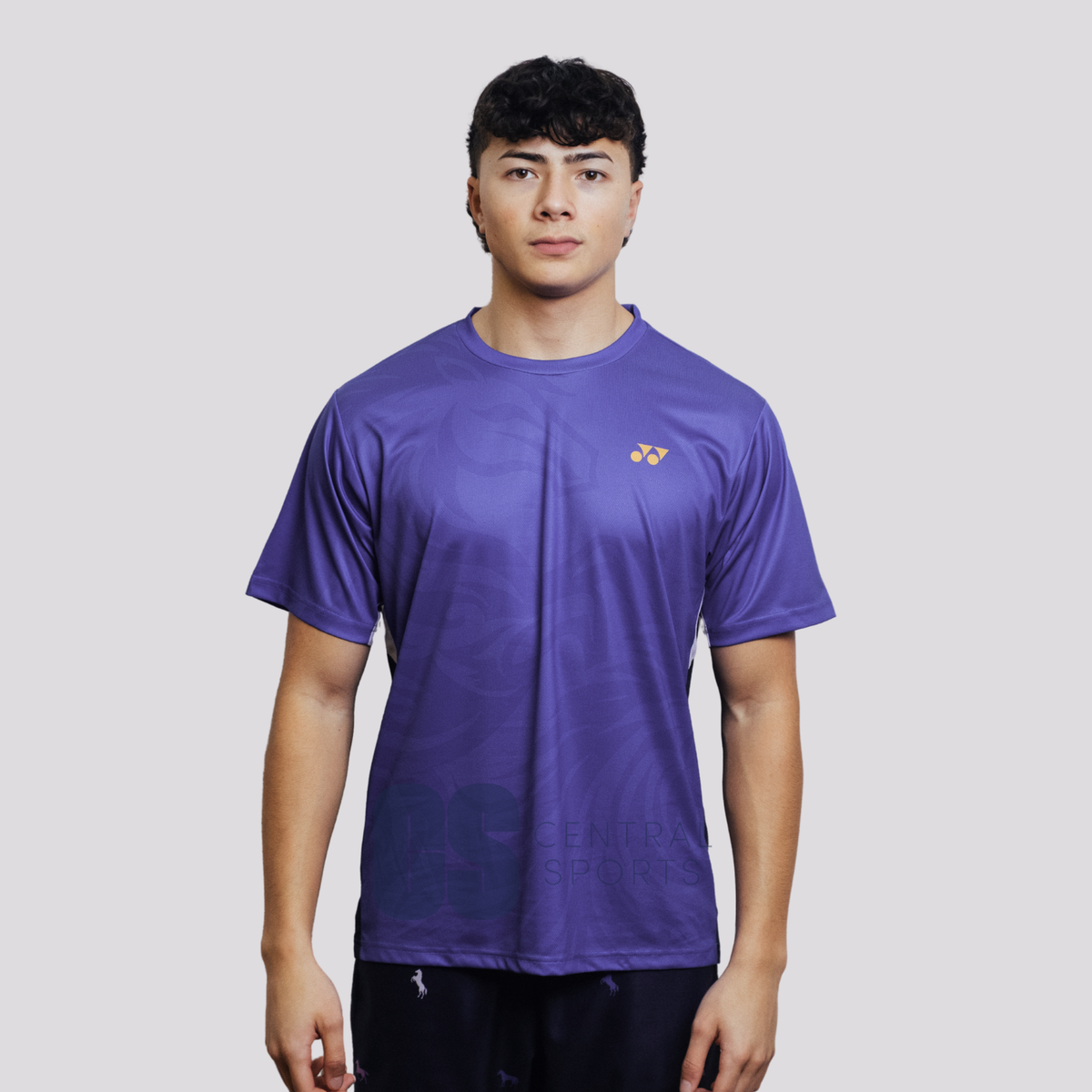 Yonex Imperial Stallion Men’s Game Top – Celestial Purple Yonex CNY2026 Game Top A Men Celestial Purple Clothing Yonex