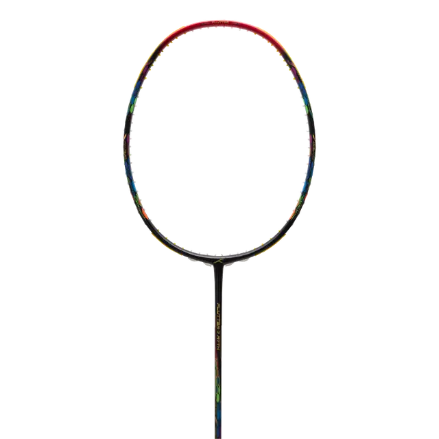 Hundred Flutter 7 Attack 4U Badminton Racket - Black/Red