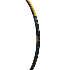 Hundred Flutter 7 Attack 4U Badminton Racket - Black/Red