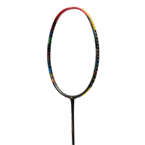 Hundred Flutter 7 Attack 4U Badminton Racket - Black/Red
