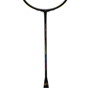 Hundred Flutter 7 Attack 4U Badminton Racket - Black/Red
