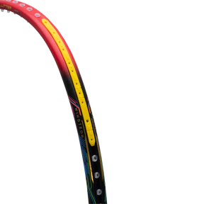 Hundred Flutter 7 Attack 4U Badminton Racket - Black/Red