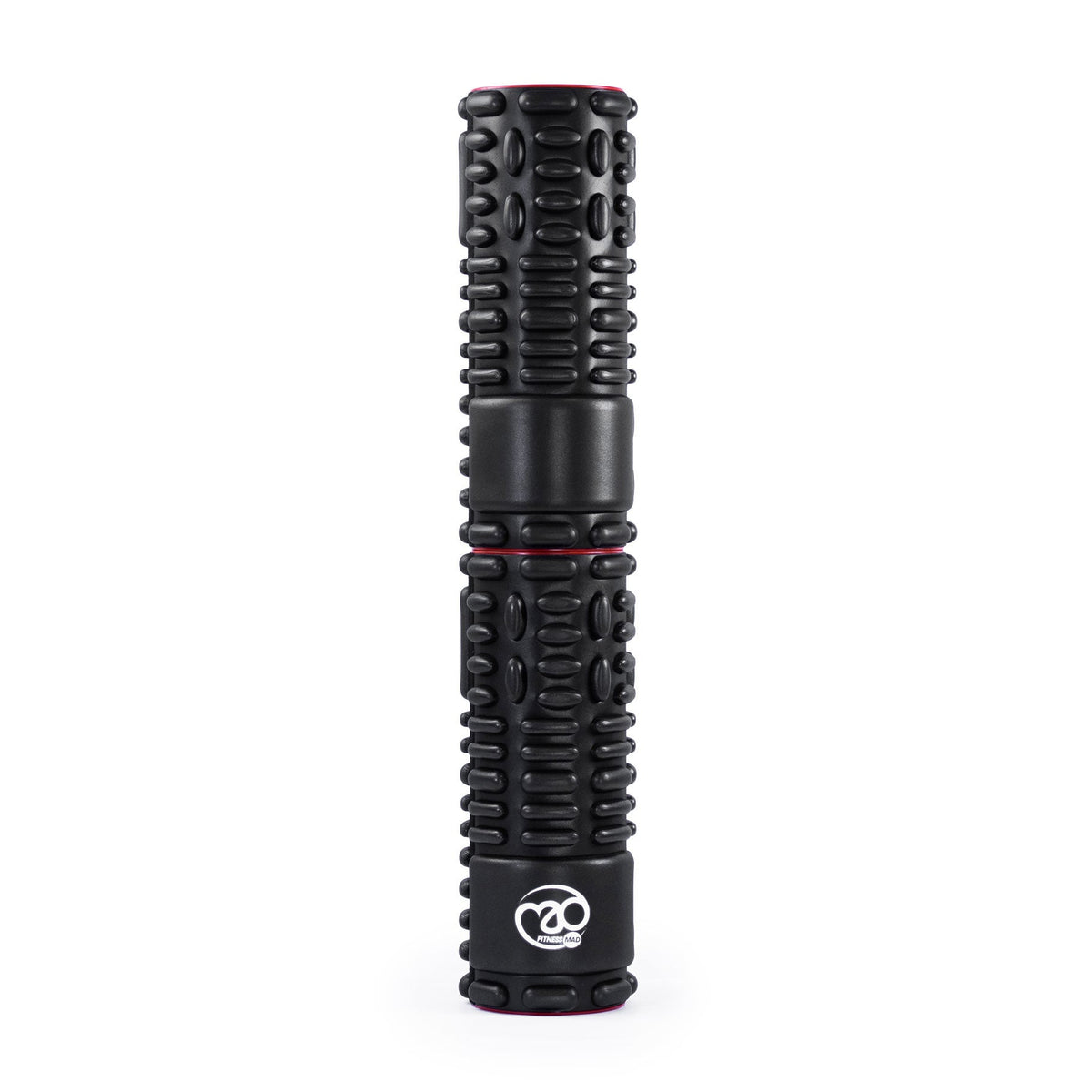 Fitness Mad 60cm Twin Vari-Massage Foam Roller - Black